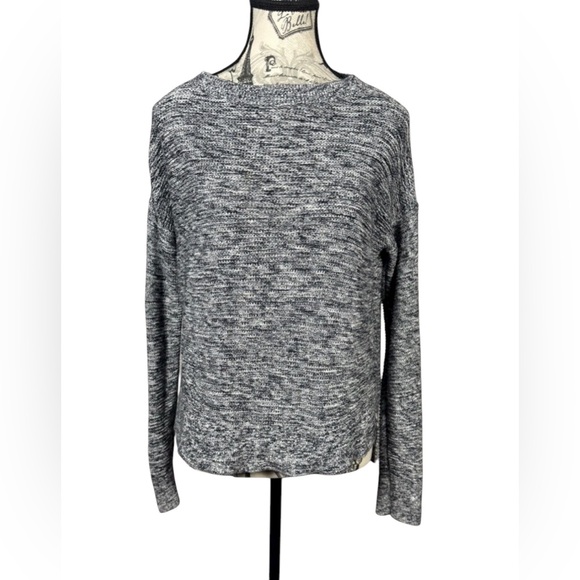 LOFT Sweaters - LOFT Ann Taylor Chic Cotton Gray Knit Pullover Sweater size Medium